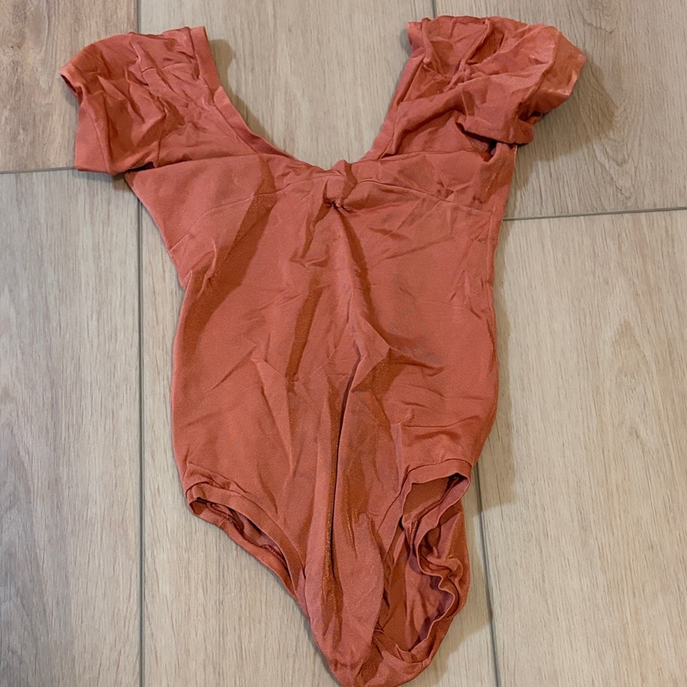 Rust Orange cap sleeve Leo (S, well loved)